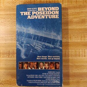 Beyond the Poseidon Adventure 1979 VHS Telly Savalas Caine Disaster WB Vintage